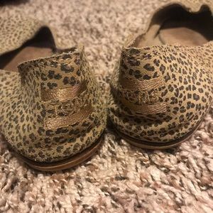 Toms leopard flats